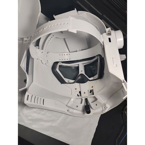 2008 Star Wars Clone Storm Trooper Talking Voice Changing Helmet W/Light Works - Picture 2 of 15